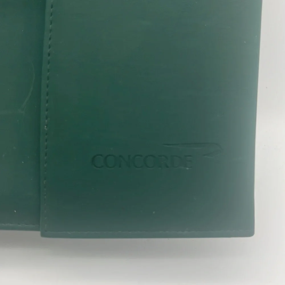Concorde British Airways Inflight Document Folder Portfolio Flight Certificate